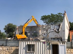 Construction begins on new children's homes.