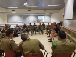 IDF military commanders attend training in the Village Way methodology.