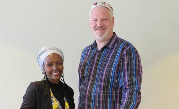 Batya Shmueli and Rabbi Mitch Gurvitz, Temple Sholom, Greenwich, CT.