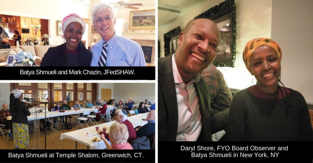 Batya meets with supporters in cities in northeast region of the U.S.